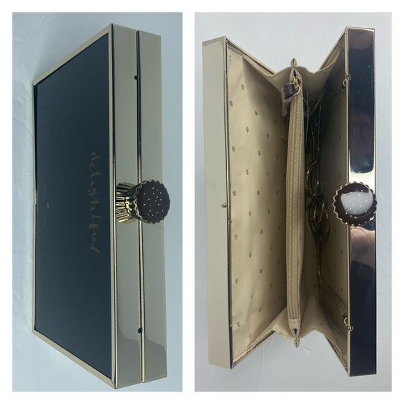 Kate Spade Creme De La Creme Candy Clutch Rare NWT - Picture 7 of 16